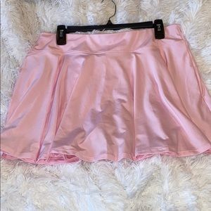 Light pink tennis skirt